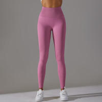 Leggings de yoga sin costuras para mujer, ropa deportiva de entrenamiento, pantalones deportivos de cintura alta - details 13