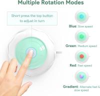 ATUBAN Automatic Motion Cat Toys-4 Modes Interactive Motorized Wand Toys,3 Feathers,Electronic Exercise Pet Toy for Indoor Cats - details 2