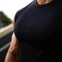 Camiseta de Entrenamiento de Maratón para Hombres Algodón Impresión Para Primavera/Verano - details 3