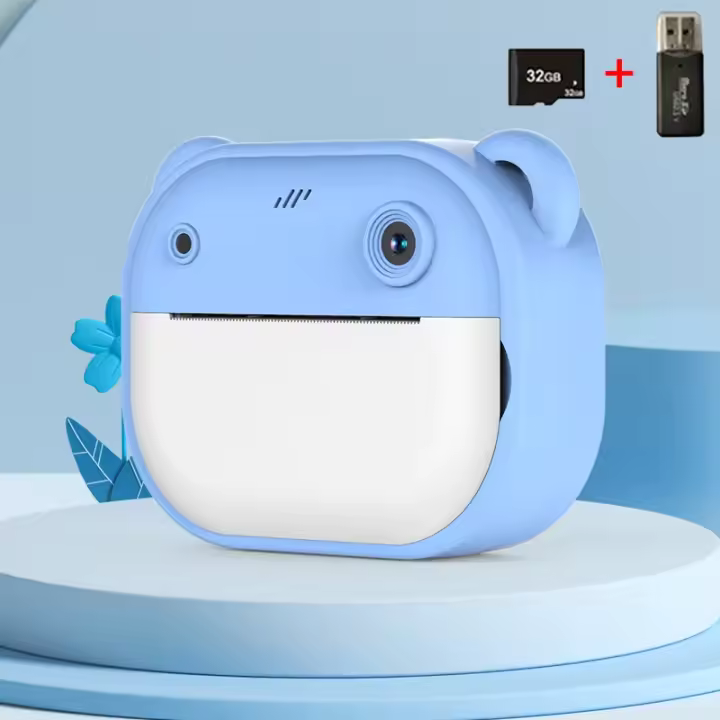 Cámara Digital Instantánea para Niños Impresión de Fotos Térmica Juguet Video with Tarjeta de Memoria de 32GB Hecho en China - 1
