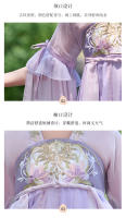 Nuevo Hanfu estilo chino falda fina Ru antiguo súper inmortal vestido Tang de verano para niñas - details 6