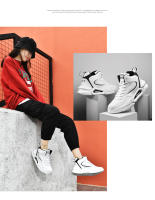 Zapatillas de Baloncesto Altas para Hombres y Mujeres Estilo Coreano de Gran Tamaño - details 23
