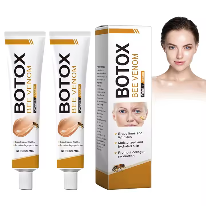 Crema SMIUBA, crema hidratante facial reafirmante antienvejecimiento, crema de veneno de abeja hidratante profunda y reafirmante para toda la piel - 1