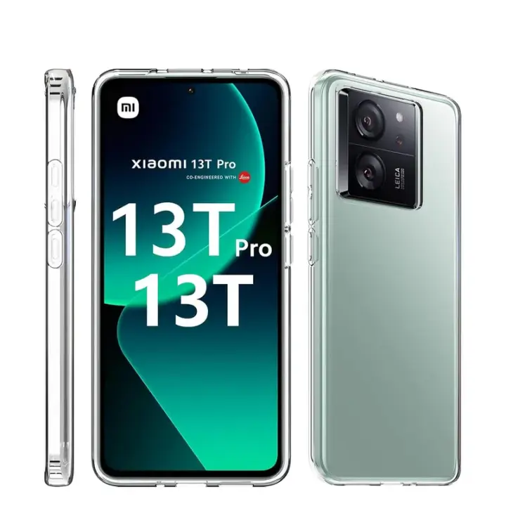 Funda de Silicona Transparente Ultra-Delgada para Xiaomi Mi 14 13t Pro - 1