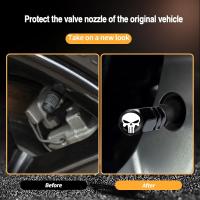 Tapa de válvula de acero inoxidable para ruedas de automóviles, tapa de válvula de metal antipolvo universal, 4 piezas - details 3