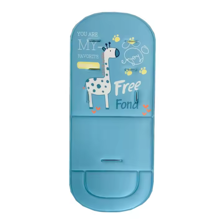 Alfombrilla lavable para asiento de cochecito de bebé, cojín con forma de jirafa y estrella de dibujos animados, accesorios para carrito - 1
