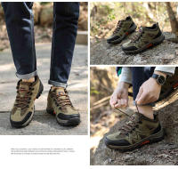 Zapatos de senderismo con cordones para hombre, botas deportivas para escalada, caza táctica, Trekking, montaña, zapatillas impermeables - details 8