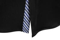 Camisa de Hombre con Bloques de Color a Rayas para Primavera Camisa de Manga Larga para Negocios Casual Blusa Social para Fiesta en Oficina Material Exterior de Poliéster - details 10