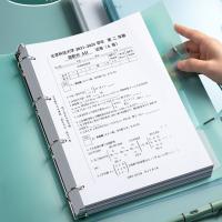 Práctico folleto de almacenamiento de PP, hojas sueltas, a prueba de polvo, bolsa de almacenamiento de identificación familiar, carpeta A4/A5/B5, soporte para billetes, escuela - details 8
