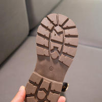 Botas de goma antideslizantes para niñas, botines clásicos de piel cálida, con cremallera, estilo Chelsea, a la moda, para Otoño e Invierno - details 15