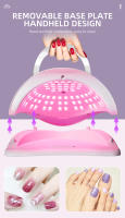 Secador de Uñas Profesional Inteligente Lámpara LED UV de Gran Potencia de 380W con 81 LEDs para Manicura Belleza - details 5