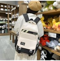 Mochila escolar de gran capacidad para niñas adolescentes, mochila grande de nailon resistente al agua para estudiantes de secundaria - details 13