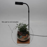 Luces led de cuello de cisne para plantas acuáticas, iluminación de Acuario, luces de botella ecológica, USB, 5W, 6000K - details 7