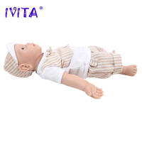 Muñeca de Bebé Renacida de Silicona 100% Completa IVITA WB1526 Muñeca de Niño Realista sin Pintar - details 24
