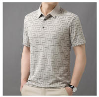 Polo de Moda de Verano para Hombres Alta Gama, Estampado, Manga Corta, Transpirable, Doble Apertura - details 16
