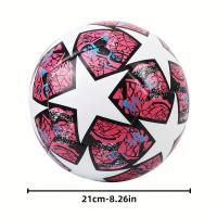 Balón De Fútbol De PVC De Alta Calidad, Tamaño 5, Entrenamiento Y Partido De Fútbol - details 5