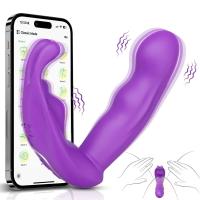 Estimulador de Clitoris y Punta G Vibrador Wearable APP Control Masajeador de Vagina para Parejas - details 2