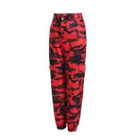 Pantalones de talle medio para mujer, cargo de camuflaje suelto para pantalones cómodos - details 21