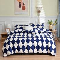 Súper King Seda de Cama con Estampado de Mármol Negro Funda de Edredón Simple Estilo Muebles de Dormitorio Conjunto de Ropa de Cama 220x240 - details 9