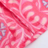BUNO-2025 Vestido largo rosa de manga larga con estampado para mujer, cuello en V, diseño frontal con botones, dobladillo acampanado con volantes, estilo bohemio - details 3