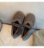 Mary Jane, zapatos esponjosos para mujer en invierno, zapatos de gorro, zapatos de algodón de terciopelo. - details 41