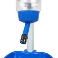 Bebedero de agua para mascotas, soporte para comida, plato alimentador para hámster, tazón, botella, fuente automática, 4 colores - details 3