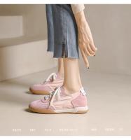 Aumento de altura interior 6 cm ballet zapatos de entrenamiento de las mujeres tamaño pequeño plataforma de cuero casual deportes Forrest Gump zapatos - details 6