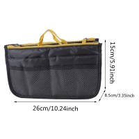 Bolsa Organizadora De Viaje Para Mujer En Nylon Bolsa De Maquillaje Grande Para Bolso De Mano Estilo Fashion Cierre De Cremallera - details 21