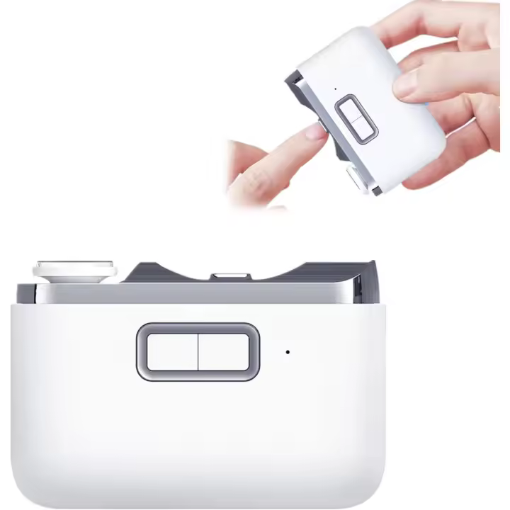 Cortadora de uñas eléctrica 2 en 1, cortadora de uñas automática, cortadora de uñas eléctrica de 2 velocidades con luz LED - 1