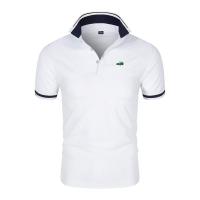 Camiseta de manga corta para hombre, camiseta de verano de media manga, camisa POLO con solapa bordada, camiseta informal - details 3