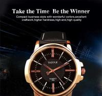 Reloj de Cuarzo Premium para Hombres YAZOLE Nuevo Reloj de Vestir de Cuero - details 7