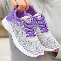 Zapatos deportivos de moda para mujer, zapatillas informales con cordones para correr al aire libre, primavera y verano - details 4