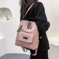 Mochila multifuncional de piel sintética para viaje, bolso de hombro bidireccional, Retro, para la escuela y el trabajo - details 7