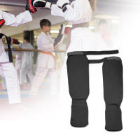 Guardias de Tobillo Taekwondo Ligeras y Duraderas Protectores de Pierna Deportivos de Esponja para Adultos - details 1