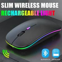 Ratón Inalámbrico Bluetooooth 5,0 Carga USB Luz RGB Para Computadora Portátil PC Macbook Gaming - details 0