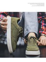 Zapatos para caminar con suela de plataforma para hombre, calzado para monopatín, cómodas zapatillas de tenis a la moda para hombre, Color sólido - details 11