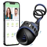 Leten Trainer-anillo vibrador, Juguetes sexuales para hombres, aplicación remota, masturbador masculino, masaje estimulante del glande - details 0