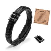 día del padre,Collar con colgante de Cruz de acero inoxidable clásico, regalo del Día del Padre para papá,bautizo - details 4