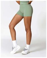 Pantalones cortos de yoga para mujer, bodys deportivos transpirables de cintura alta, para correr, gimnasio y entrenamiento de verano - details 16