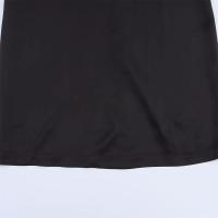 Vestido casual holgado con tirantes, textura satinada, contraste de color, estilo temperamental, novedad de verano 2025, ropa de mujer - details 4