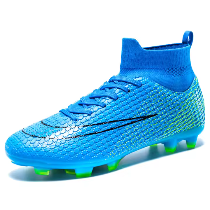 Botas de fútbol para hombre, mujer y niño. Zapatos de fútbol multitacos. Pisa fuerte en el campo. - 1