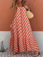 Vestido Boho Largo sin Mangas Vestido de Playa Bohemio para Mujer en Verano - details 8