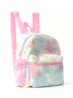 Mochila informal de gran capacidad con bordado simple e impresión, mochila escolar de viaje al aire libre transfronterizo - details 12