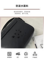 Nueva bolsa de mensajero de alta gama para niños, bolso de hombro tipo satchel para hombres, bolso de mano cuadrado pequeño y moderno para mujeres. - details 3