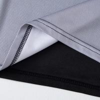 Paquete de 4/1/2 ropa deportiva de secado rápido con gradiente para hombres, ocio para adolescentes, Joker, manga corta, varios tamaños, colores mezclados, para correr y Fitness - details 7