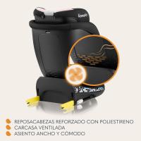 Sillón Giratorio 360O para Niños Estabilidad ISOFIX Asiento de Reposacabezas y Dri-Seat Rosa - details 5