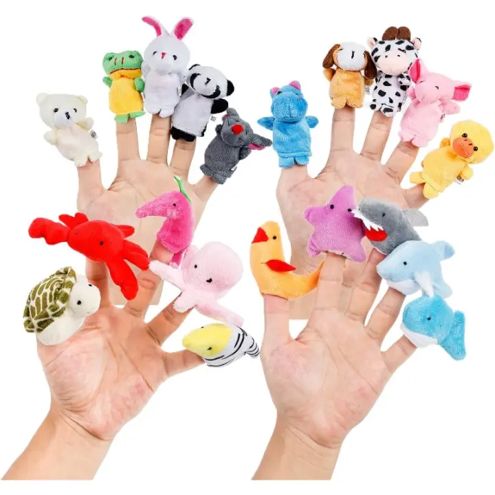 Muñecos de Hombro de Animales de Dibujos Animados de Terciopelo Suave 20pcs Paquete - 1