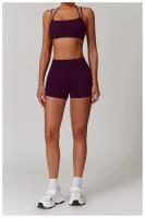 Sujetador de Yoga suave con espalda de belleza para mujer, entrenamiento de gimnasio, deportes de secado rápido, Top elástico con doble hombro y cuello, ropa interior para correr y Fitness al aire libre - details 27