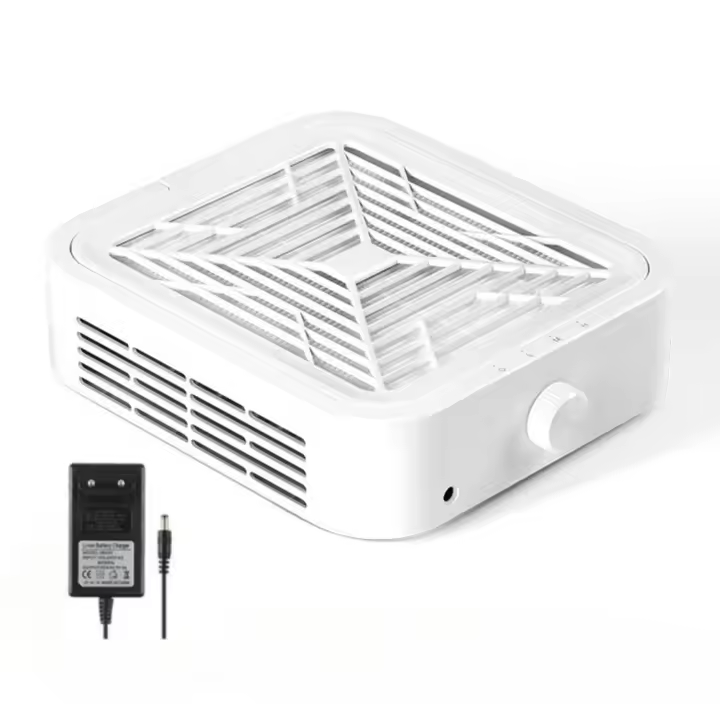 Extractor de Polvo de Uñas Profesional, con 2 Filtros, Potente, 120W - 1