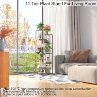 Soporte de Maceta Grande Altura 10 Estante de Varios Niveles para Jardín Interior y Exterior - details 11